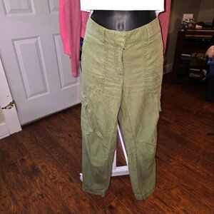 Loft, green cargo pants